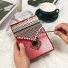 17 Keys Kalimba Thumb Piano Instrument Finger Mbira Mahogany Wood and 21 Keys