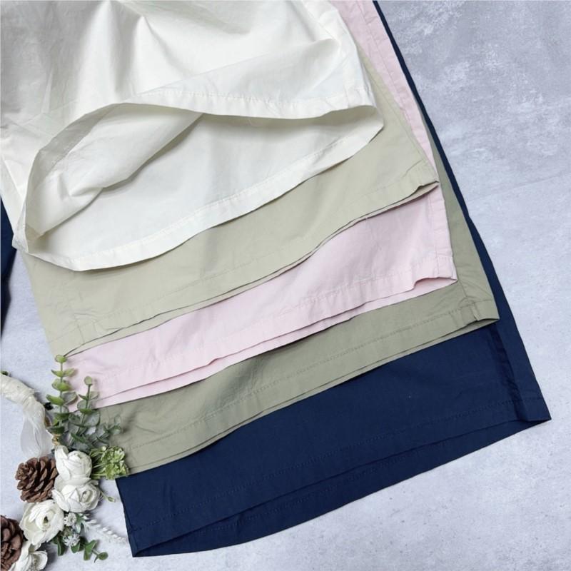 Johnature Japanese Thin Summer Elastic Waist Loose Casual Women Pants