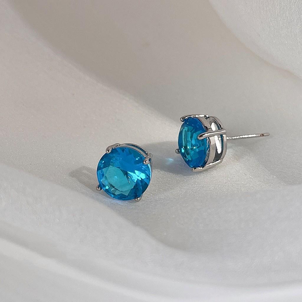 Small Design Earrings, Female Turquoise Ear Hole, Simple, Retro Art Style Earrings Gift