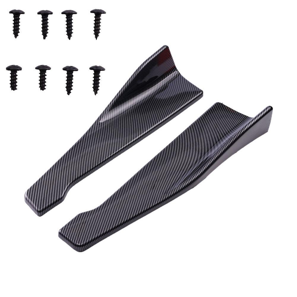 2 Stück 48cm Auto Seitenschweller Heckstoßstange Spoiler Splitter Schutz Kratzschutz Universell Für BMW E90 Für VW Golf 5 6 Zubehör
