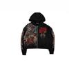 2026 Same Style Hooded Zip Sweatshirt 3D Digital Print Streetwear Young Unisex Women