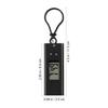 POPETPOP Keychain Digital Watch, Easy To Read, for Shoulder Bags, Backpacks, and Hiking Bags, Set of 5 (Random Colors)