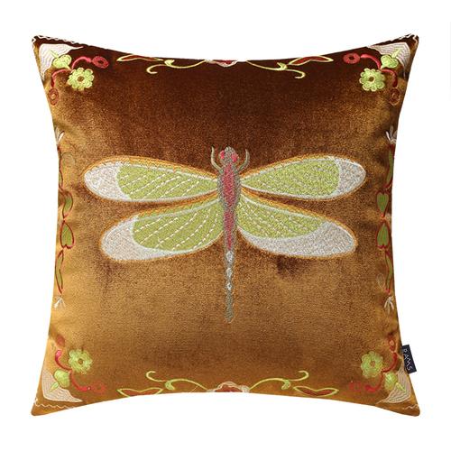 European Cushion Cover Animal Bee Embroidery Pillowcases Exquisite Cojines Decorativos Para Sofa Decorative Pillows Cushions