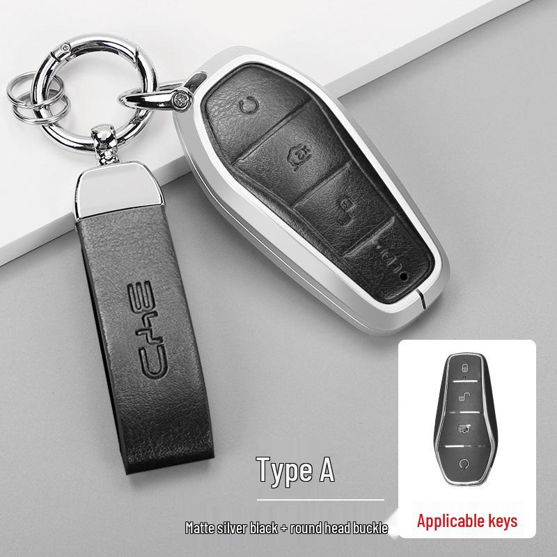 Full Coverage Key Case for BYD Models: Song, QinPLUS/dmi, Dolphin, e2, Tang, Han EV, e3, and Destroyer 05.