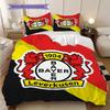 Bayer 04 Leverkusen Pattern Bedding Quilt Set Quilt Cover Pillowcase Home Decoration Birthday Gift (1 * Duvet Cover + 2 * Pillowcase, Without Core)
