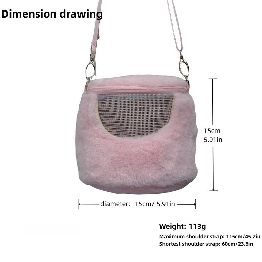 Hamster Carrier Bag Portable Small Pet Travel Bag for Hedgehog Rat Hamster