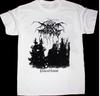 Seltenes Darkthrone Band Baumwolle Kurzarm Basic Weiß Alle Größen T-Shirt Unisex T-Shirt