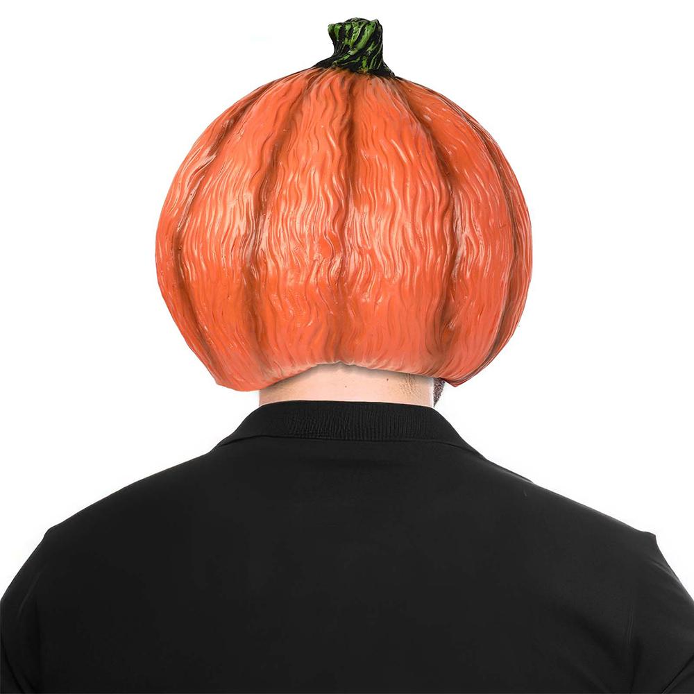 1× Pumpkin Latex Head Mask For Halloween Masquerade Cosplay Costume Party