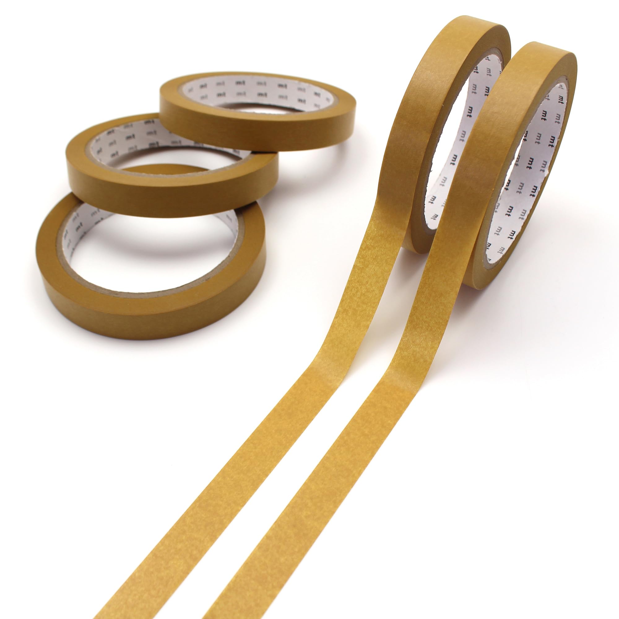 

mt large core mustard pack wrapping gift Kamoi Kakoshi plain tape cellophane tape 5-roll (strong adhesive/washi paper) (official retailer/large