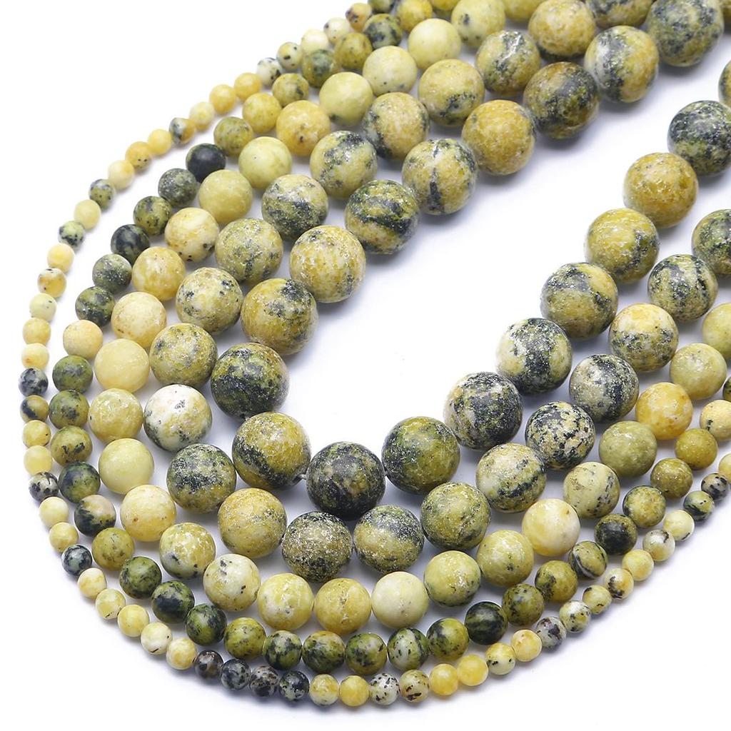 32 perline rotonde in turchese africano naturale, 12 mm, per la