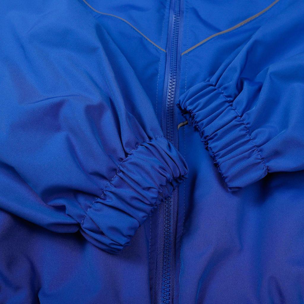 Unisex Reflective Solid Color Trendy Windbreaker Jacket