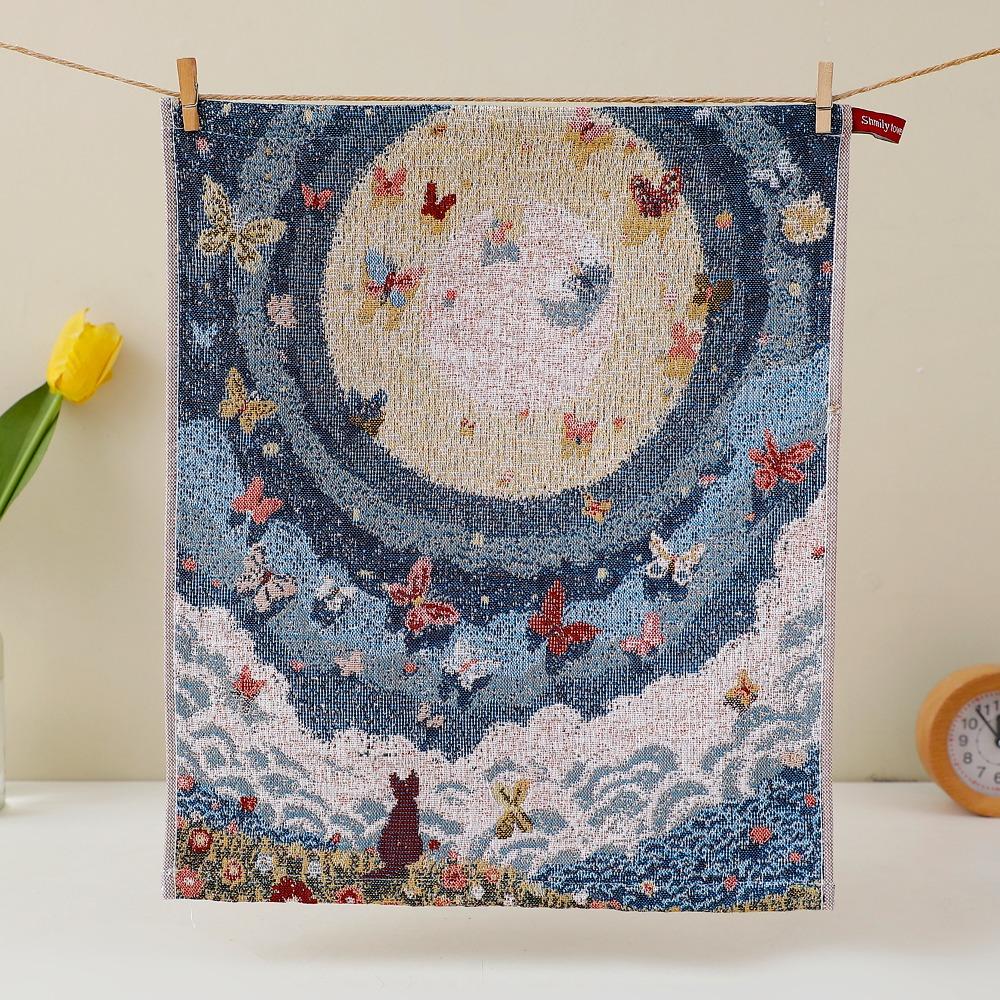 High Quality 34x40cm Large Hand Towel Quick Dry 4 Layer Cotton Gauze Kitchen Towel Decorative Tea Towel Home Restaurant