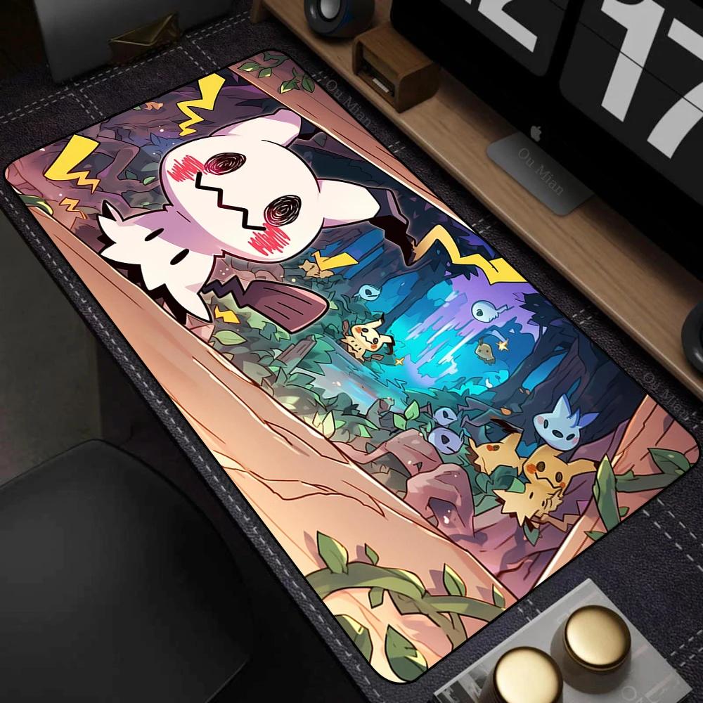 Mouse Pad Gamer XXL Mouse Mat Ppokemon Desk Mats Table of Office Carpet Gamer Natural Rubber Mice Pad Lockrand Mousepad xcm
