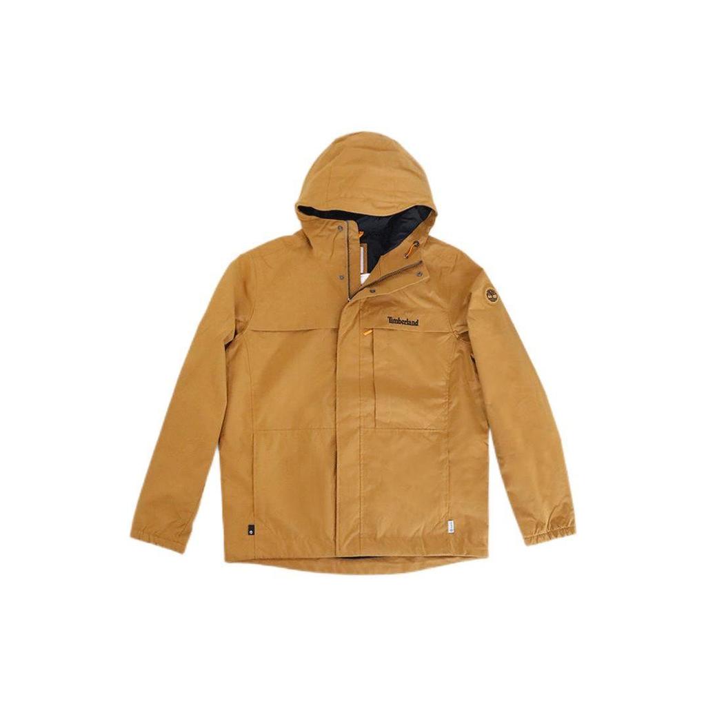Timberland Men's Benton Water Resistant Shell Jacket Wheat Brown A695W-P47