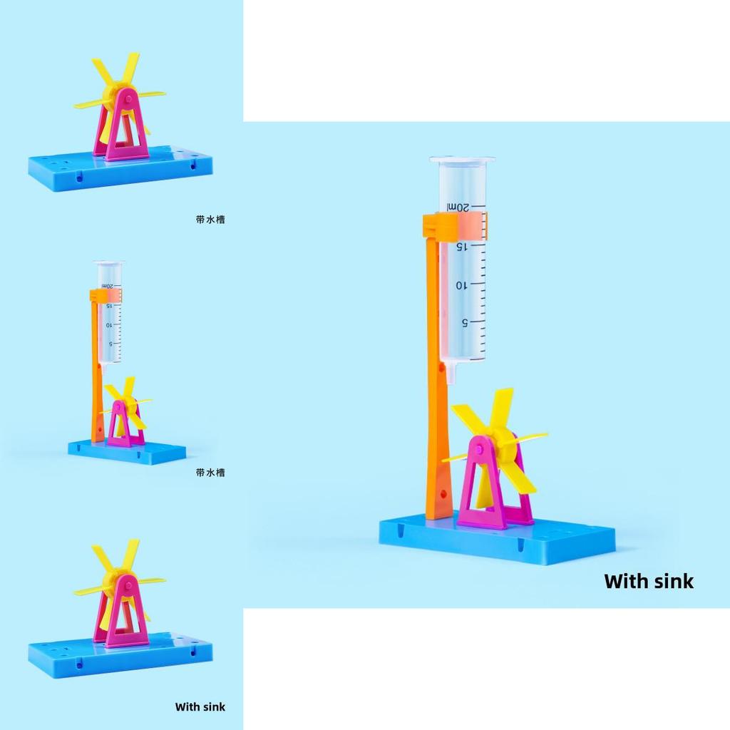 Simulated Water Turbine Assembly Material Set For Kids Diy Physics Educational Toy Source Factory