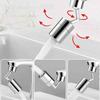 Set mit 2 universellen Spritzschutz-Wasserhähnen - 720° Drehung - 4-lagiger Feinstfilter