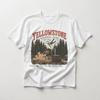 Yellowstone Nationalpark Büffel T-Shirt | 'Nicht die flauschigen Kühe streicheln' Grafik-T-Shirt