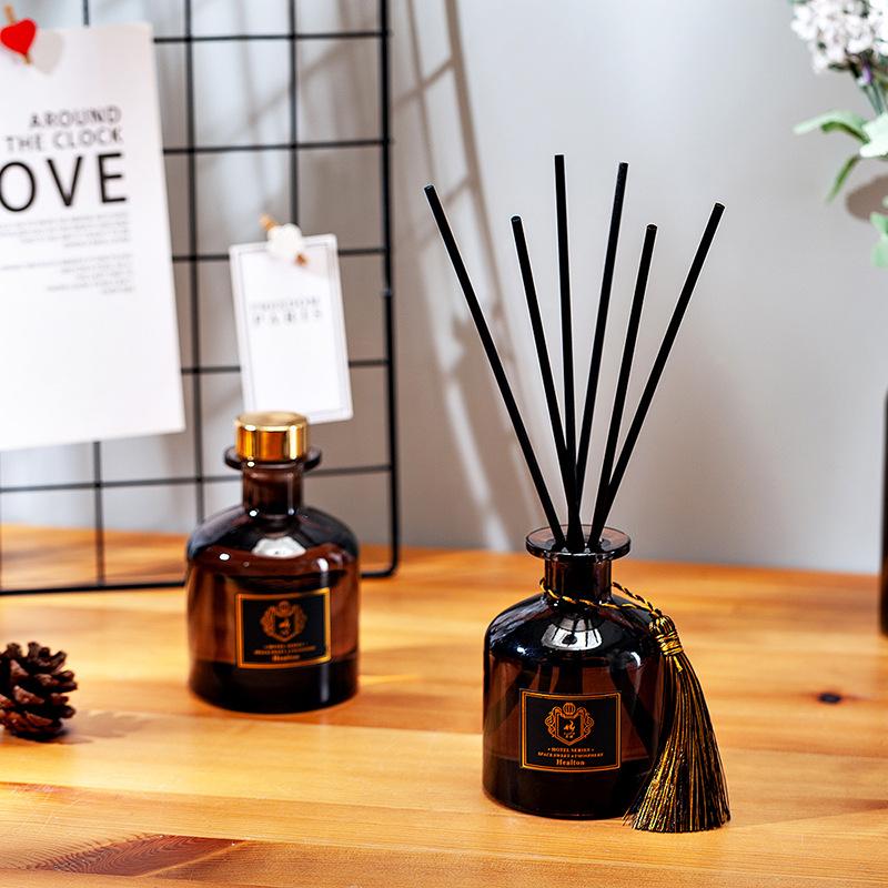 Deodorizing Fragrance Products - Non-flame Scented Diffuser - Large Capacity Vertical Rattan Scented Air Freshener