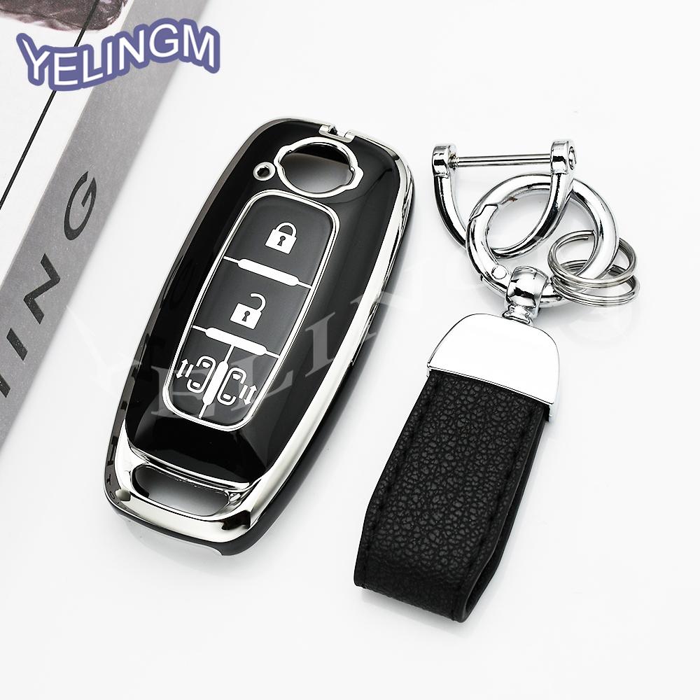 Tpu For Nissan Sakura B6 Aura X-Trail T33 Roox B4 Series B44A B45A B47A B48A Infiniti Serena C28 Car Key Cover Remote Fobs Case