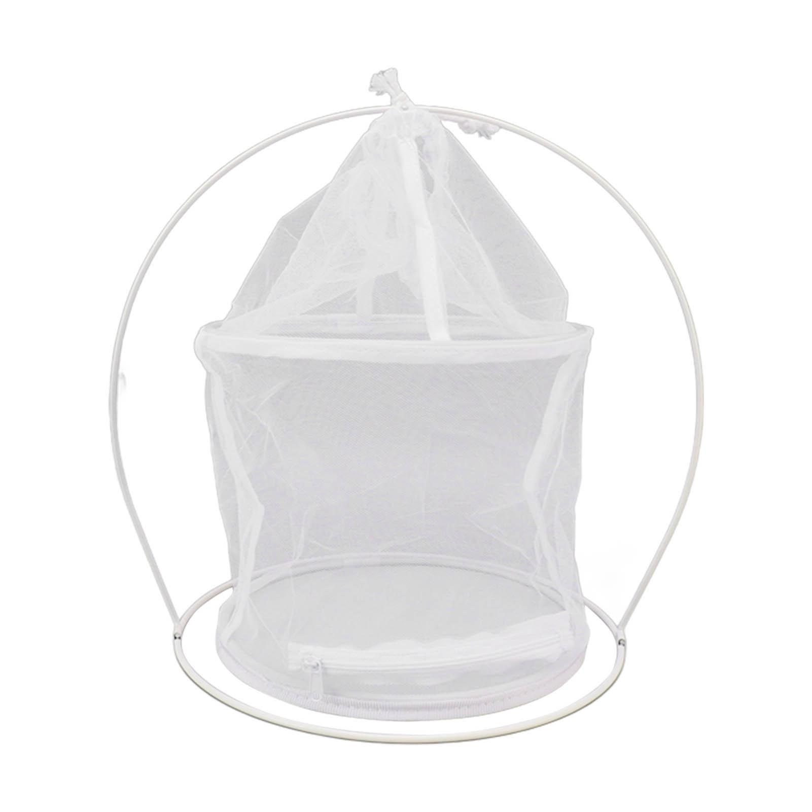 

Цилиндрический железный каркас Подвесная клетка Клетка-среда обитания для бабочек Декоративная уличная сетчатая клетка для растений