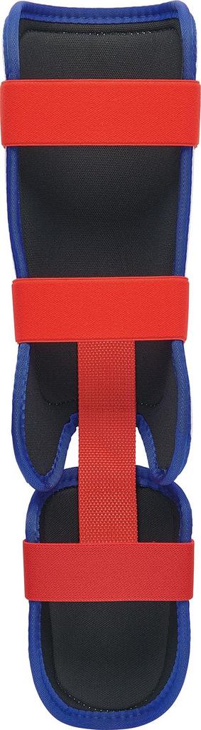 ZETT Baseball Batting Leg White x Red BLL325C Guards, Ambidextrous, (1164)