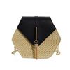 Women's Straw Bag with Chain All-in-one Bag Popular New and Elegant Personality Spring and Summer