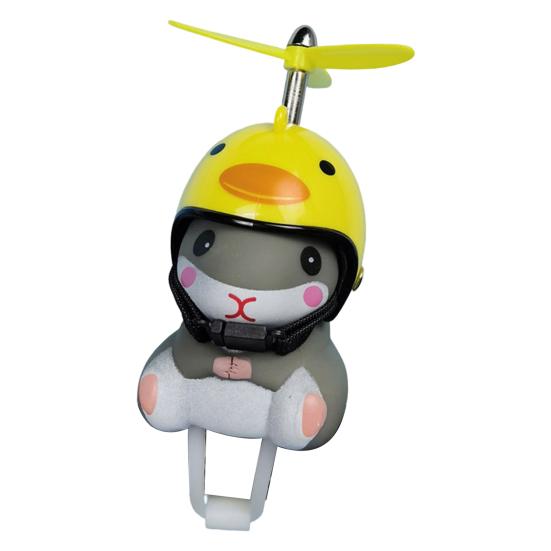 

Полезное отверстие Дизайн Сидящий Легкий Пропеллер Мультяшная Фигурка Животного Декор Аксессуары для Велосипедного Гудка D