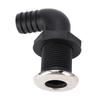 Marine Drain Plug 25mm 1in Nylon Protective Versatile Boat Drain Plug for Kayak Fishing Boat Yacht 90 Degree Tube,