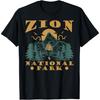 Zion Nationalpark Wanderer Abenteuer Berg Sonnenuntergang T-Shirt