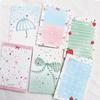 300 sheets Blue fresh small sticky note, can be used as a handheld account decoration, student portable notebook