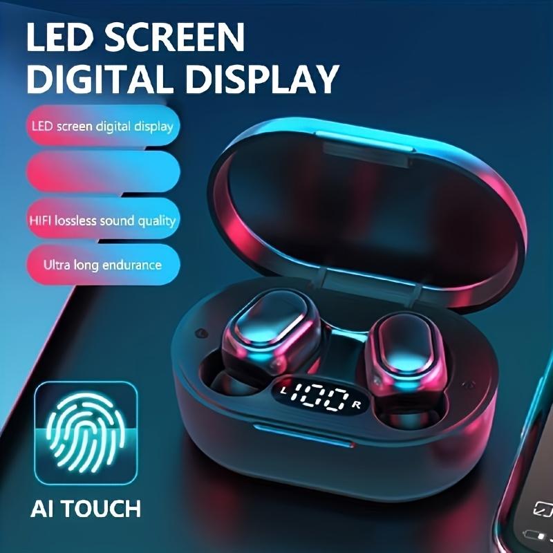 in-Ear HiFi Stereo Earbud Strap AI Touch Control, Noise Reduction, Wireless Connection, Volume Control USB Charging200mAh The Battery Is Suitable for