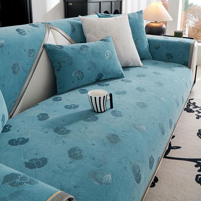 

Подушка для дивана из синели, не царапающая, высококачественная нескользящая всесезонная универсальная подушка для сиденья, диван из палисандра, китайский чехол для подушки, полотенце 70*70cm