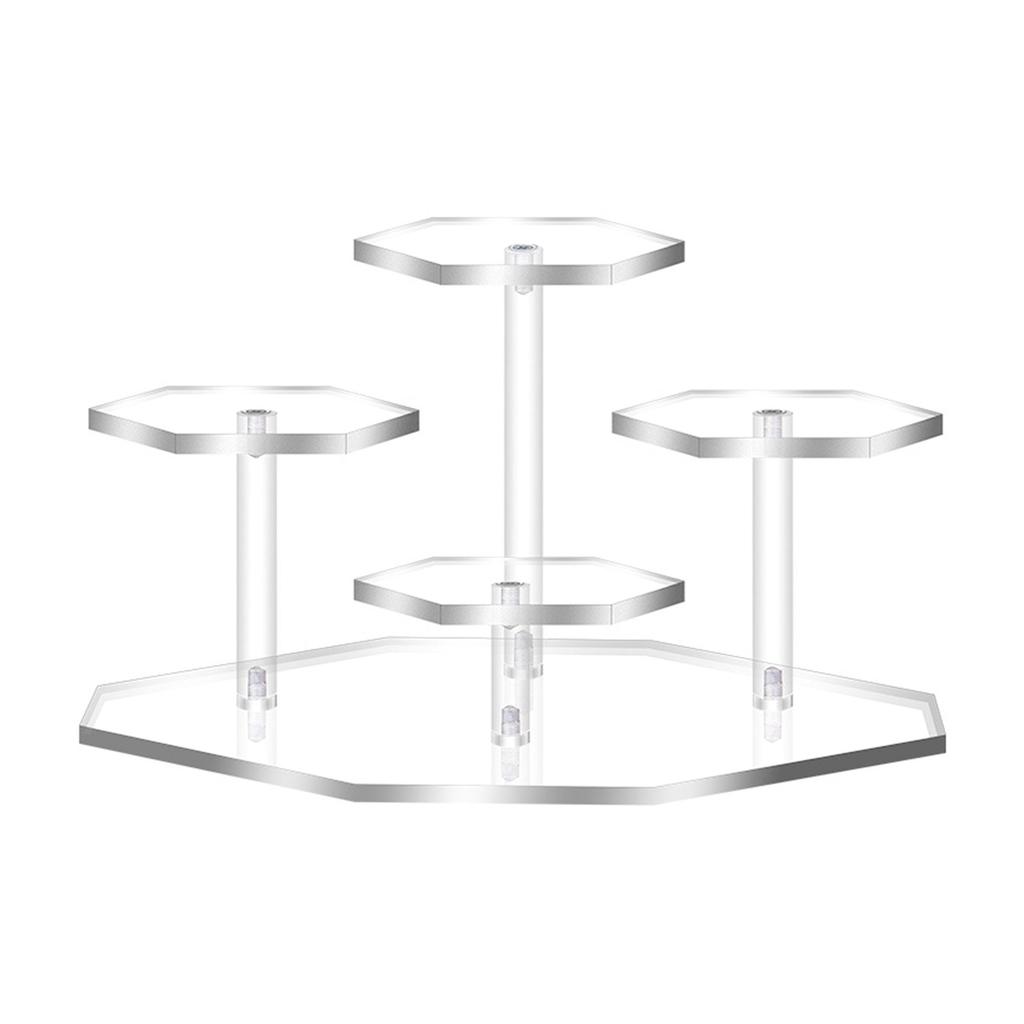Suport Acrilic Practic pentru Afișare Suport Raft Organizator Robust și Durabil pentru Figurine de Colecție și Accesorii de Bijuterie