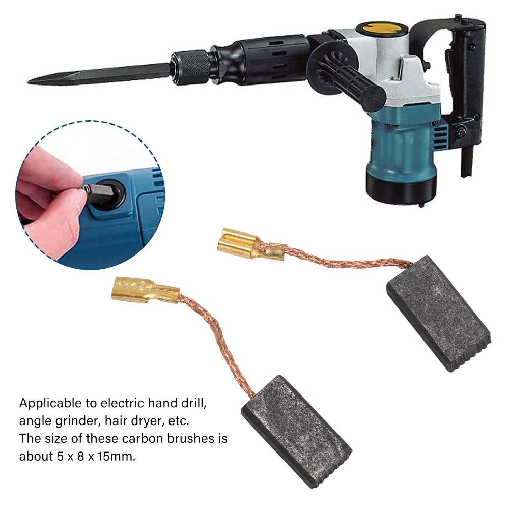 20pcs Replacement Kit Motor Carbon Brush 5x8x15mm Copper Carbon Motor Brush Drill Machine