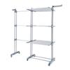Foldable Vertical Extendable Clothes Drying Rack with Wheels Dolver XL InnovaGoods 30 Bars