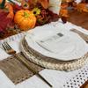 1 Pcs Woven Table Decor and Farmhouse Style Placemats, Natural Cotton Bags, Kitchen Table