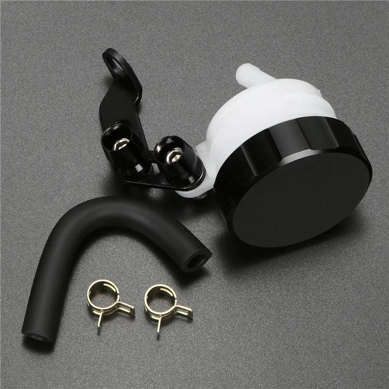 Motorcycle Universal CNC Aluminum Front Brake Fluid Reservoir Clutch Tank Oil Fluid Cup for Suzuki Yamaha Aprilia Ducati Honda