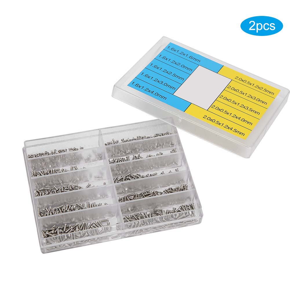 2 Box Watch Back Cover Screw Stainless Steel Screws Watch Repair Tool Accessory