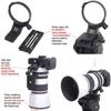 iShoot CNC Camera Tripod Mount Tripod Mount Lens Support Lens Bracket Tripod Socket for Canon RF IS USM Quick Release Plate with Screw Holes at the