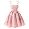 Ropa de Verano para Niños Cuhk Vestido de Moda Princesa con Lazo para Niños