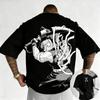 Dämonentöter Anime Tengen Gedrucktes Herren-T-Shirt FrühlingSommer Saison Y2K Stil Herren und Damen Streetwear