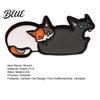 Animal Brooch Two-Cat Cartoon Mean Cat Enamel Pin Digital 3D