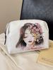 Cosmetic bag, zipper, cute cosmetic bag, simple and fashionable pencil bag, available. Storage bag