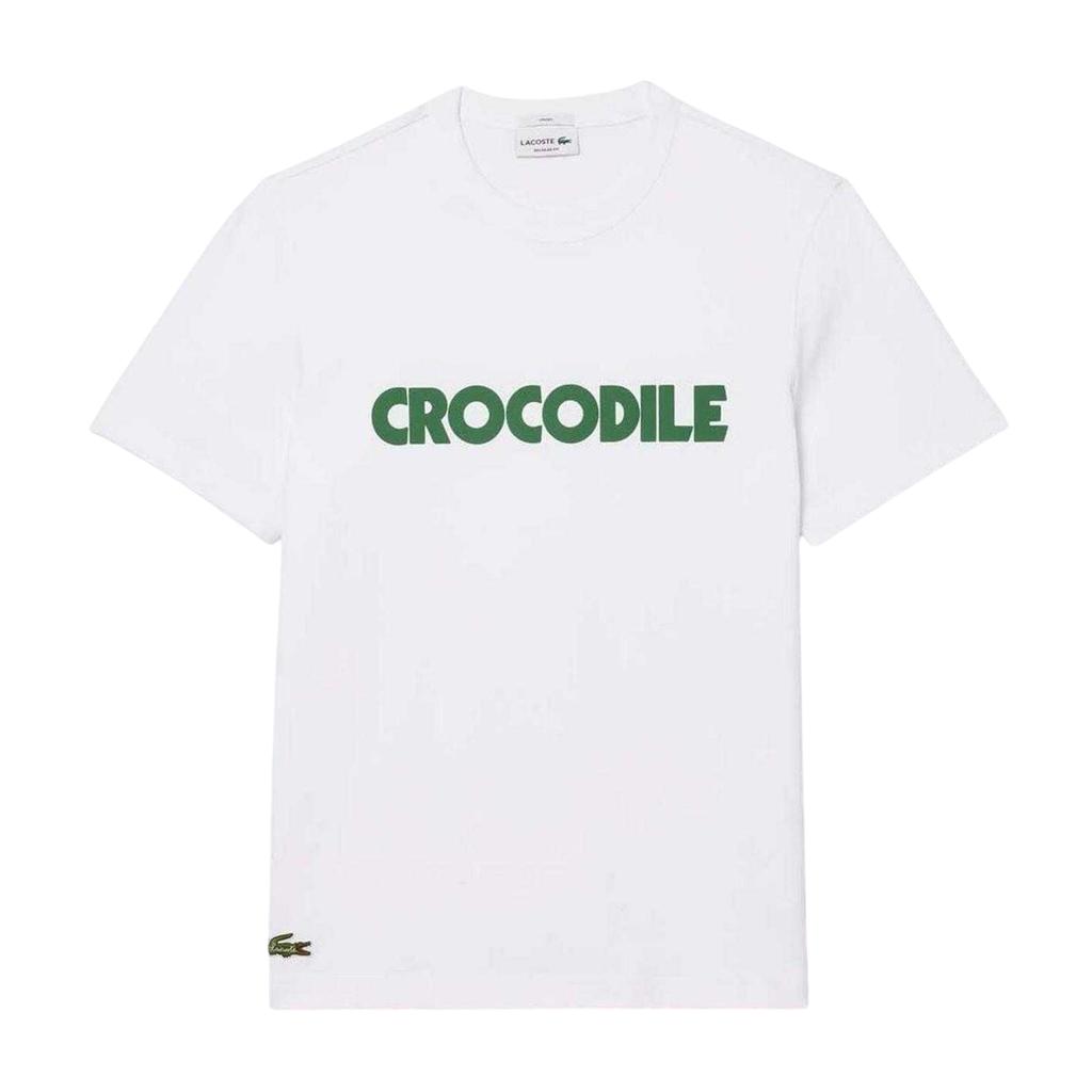 Lacoste Mens Graphic Print Cotton T-Shirt