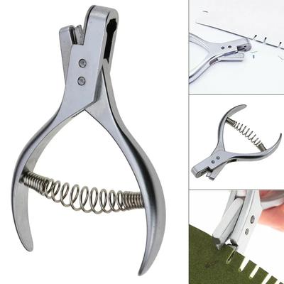Dziurkacz do dziurek szczypce do dziurkowania DIY Metal Stalowy wzór wykrawarka do dziurek szczypce do szycia wykrojnik krawiecki projektant narzędzia ręczne