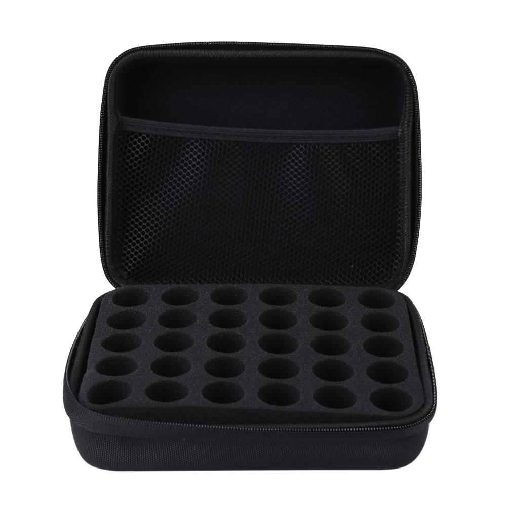 30 Bottles Essential Oil Bags 10/15ML Shockproof Storage Case Portable Travel Carrying Boxs for Home Organization
