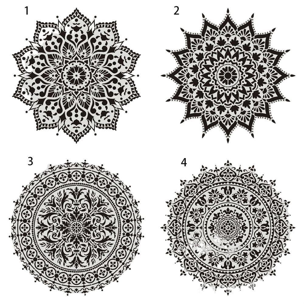 DIY Manual Spraying Embossed Paper Card Drawing Board Wallpaper Mould Wall Painting Template