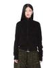 AAKAM Cross Boucle Knit Zip-Up (Black)
