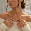 Cute Plant Female White Zircon Stone Spinner Round Skeleton Flower Pendant Necklace Gold Color Wedding Jewelry For Women