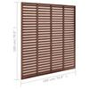 Vidaxl Louvered Fence, Wpc, 180X180 Cm, Brown